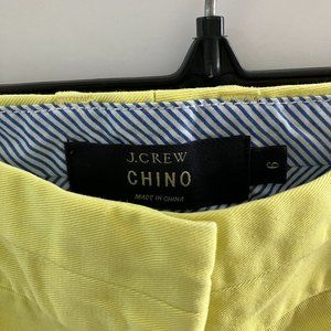 J Crew Yellow Shorts - Size 6